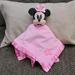 Disney Toys | Disney Baby Minnie Mouse Lovey Security Blanket Blankie Plush 15"15" | Color: Pink | Size: Osbb