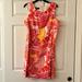 Nine West Dresses | Floral Print Nine West Dress Size 14 Pockets Back Zipper Nwt | Color: Pink/Red | Size: 14