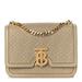 Burberry Bags | Burberry Calfskin Embossed Monogram Small Tb Bag | Color: Tan | Size: Os