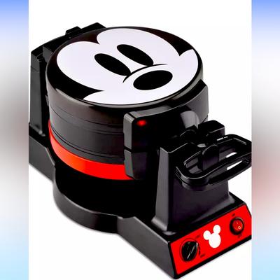 Disney Kitchen | Mickey Mouse 90th Anniversary Double Flip Waffle Maker | Color: Brown | Size: Os