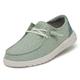 Hey Dude Women's Wendy Woven Moc Toe Shoes, Mint, 4 UK