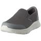 Skechers Men's 216485 Gry Trainers, Grey Textile/Grey Leather/Grey Trim, 10 UK