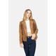 Lederjacke FREAKY NATION "Taxi Driver-FN" Gr. M(38), braun (cognac) Damen Jacken Lederjacken