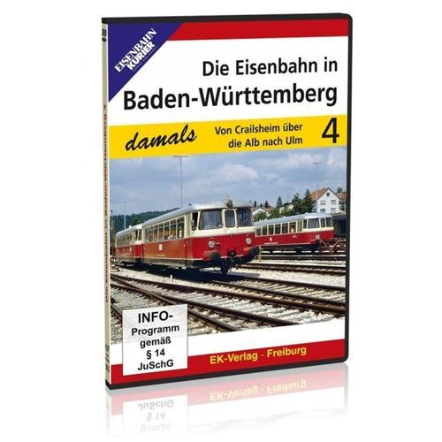 Die Eisenbahn In Baden-Württemberg.Tl.4,1 Dvd (DVD)