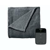 Full Size Wifi Enabled Electric Blanket in Pewter