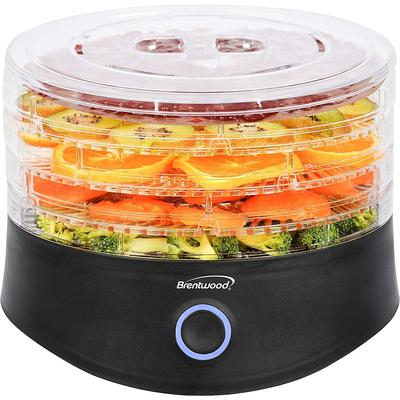 Brentwood Appliances 5-Tray Black Food Dehydrator with Auto Shutoff