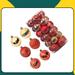 Eternal Night 30 Piece Christmas Tree Ball Ornament Set Plastic in Red/Yellow | 2.4 H x 2.4 W x 0.2 D in | Wayfair EternalNight8b5958e