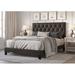 Lark Manor™ Aleahya Full Platform Bed Upholstered/Faux leather in Brown | 43.9 H x 43.1 W x 80.3 D in | Wayfair 16C9C46D98334714918FBC3FA376F2E2