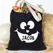 Personalization Mall Glow-in-The-Dark Jack-O"-Lantern Personalized Halloween Treat Bag | 14 H x 13 W x 3 D in | Wayfair 27846