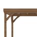 Outsunny 12 Ft. W x 10 Ft. D Solid Wood Pergola Wood in Brown | 84.75 H x 143.75 W x 118 D in | Wayfair 84C-416V00DR