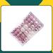 SR-HOME 86 Piece Shatterproof Ball Ornament Set Plastic in Pink | 2.36 H x 2.36 W x 0.2 D in | Wayfair SRHOMEc6c9993