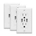 TOPGREENER 15 Amp Tamper-Resistant Receptacle 3-Port Type C/A USB Wall Outlet (3-Pack) in White | Wayfair TU21536AC3-WWP3P