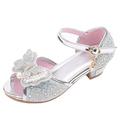 Mikilon Children s Shoes Girls Fish Mouth Butterfly Pearl Rhinestone Crystal Princess Shoes Dance Shoes Toddler Shoes for Boys 11-11.5 Years on Sale