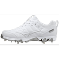 Mizuno 9-SpikeÂ® Ambition 2 Low Men s Metal Baseball Cleat Size 11.5 White (0000)