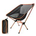 BIRLON Lightweight Camping Chairs Portable Foldable Backpacking Chair for Outdoor Hiking Fishing Picnic(Orange)