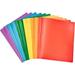 PEACNNG Heavy Duty Plastic Folders with 2 Pockets for Letter folder pp double bag folder double pocket folder folding folder.