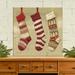 Red Barrel Studio® Elka Christmas Stockings by Darren Gygi - Wrapped Canvas Print Canvas, Solid Wood | 9 H x 9 W x 1 D in | Wayfair