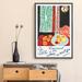 Winston Porter Matisse Aesthetic Abstract - Single Picture Frame Painting on Canvas in Black/Orange/Red | 24 H x 16 W x 1.5 D in | Wayfair