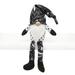 The Holiday Aisle® BANDANA GNOME BLACK/WHITE w/ FLOPPY LEGS 4"X2.5"X14", Wood | 14 H x 4 W x 2.5 D in | Wayfair 775140154A11422BB4264CDC4FD634F4