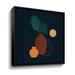 Bay Isle Home™ Mod Vessels II Regal Gallery Wrapped Floater-Framed Canvas Canvas, Wood in Black/Orange | 14 H x 14 W x 2 D in | Wayfair