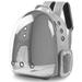 Tucker Murphy Pet™ Cat Backpack Carrier Bubble Bag Polyester in Gray | 16 H x 12.3 W x 9.8 D in | Wayfair 0AD0F4008BBE43FCA0F121B93A6367F3