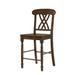 Darby Home Co Norcatur Solid Wood Cross Back Side Chair in Walnut Wood in Brown | 42 H x 20 W x 22 D in | Wayfair FD98D49ECC6843B5A18A741D2308BCD6