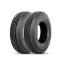 4.80-8 Trailer Tires 4.80x8 6PR Load Range C Highway Boat Trailer Log Splitter Tires Tubeless Set of 2