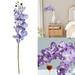 hanxiulin 2 stems artificial butterfly orchid flower phalaenopsis wedding party garden decor