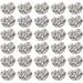 30 PCS/15 Pairs 925 Sterling Silver Earring Backs Stoppers Butterfly Style Safety Locking Scrolls Replacements for Earring Post Stud Jewelry Making Silver