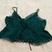 American Eagle Outfitters Tops | American Eagle Prettiest Lace Trim Cami | Color: Green | Size: Xl