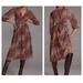 Anthropologie Dresses | Anthropologie Ranna Gill Cut Out Midi Dress Leopard Print Sz S Lined Nwt $190 | Color: Brown | Size: S