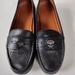 Coach Shoes | Coach Black Pebble Leather Penny Loafers Slip Ons Women's 6.5b | Color: Black | Size: 6.5b