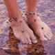 Free People Jewelry | Free People Ariel Pearl Anklet Barefoot Sandal Ankle Bracelet Foot Chain | Color: Gold | Size: Os