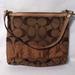 Coach Bags | Coach Brown Canvas Signature Shoulder Bag 12" | Color: Brown | Size: 12" X 10"