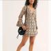 Free People Dresses | Nwt Free People Gia Mini Dress | Color: Black/Orange | Size: L