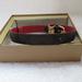 Coach Dog | Coach Large Pet Collar (Blackred Apple) | Color: Black/Red | Size: Large