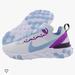 Nike Shoes | Nike React Element 55 Football Grey Blue Purple Women Shoes Sz 6.5 | Color: Blue/Gray | Size: 6.5