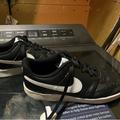 Nike Shoes | Mens Classic Black Nike Sneakers With White Swoosh! | Color: Black | Size: 10