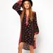 Free People Dresses | Free People Peacemaker Hi-Lo Sheath Dress | Black & Red | Xs | Color: Black/Red | Size: Xs