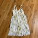 Anthropologie Dresses | Anthropologie Deletta Cream Floral Spring Summer Dress Size S | Color: Cream | Size: S