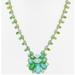 Kate Spade Jewelry | Kate Spade Gold Plated Sea Stone Necklace Green Multi | Color: Gold/Green | Size: Os