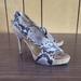 Nine West Shoes | Nine West | Snake Skin Cork Herls | Size 8.5 | Color: Brown/Cream | Size: 8.5