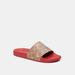 Coach Shoes | Coach Udele Sport Slide Sandals Kittens Collection Cats Red/Tan C6965 New In Box | Color: Red/Tan | Size: Various