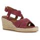 Geox D Panarea Espadrille Wedge Sandal, Cyclamen, 7 UK