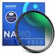 NEEWER 49mm HD Soft Gradient ND Lens Filter, GND8 3 Stop (0.9) Graduated Neutral Density Filter, 30 Layer Nano Coated/Water Repellent/Scratch Resistant/Anti Reflectivity for Balanced Light Proportion