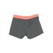 Reebok Athletic Shorts: Gray Color Block Activewear - Women's Size Medium