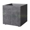 Deroma - Millennium - Vase cube anthracite 39 cm