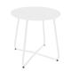 Table d'appoint Luna Acier Blanc 45 x 45 cm