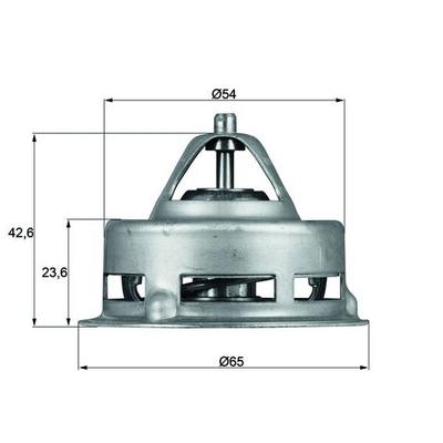 MAHLE Thermostat, Kühlmittel Universal ohne Dichtung 54mm TX 2 75 Image