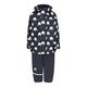 CeLaVi Unisex Kids Rainwear Set Elephant AOP-PU Regenset, Dark Navy, 130